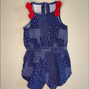 First Impressions Dot Printed Romper 6-9M